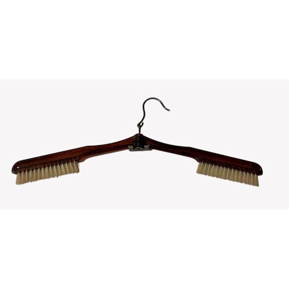 Brevete S.G.D.G. Other - Vintage Brevete French Foldable Hanger Brush Garment Plastic Tortoiseshell Metal